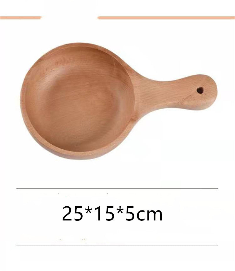 Wooden Water Scoop Creative Wooden Bowl With Handle