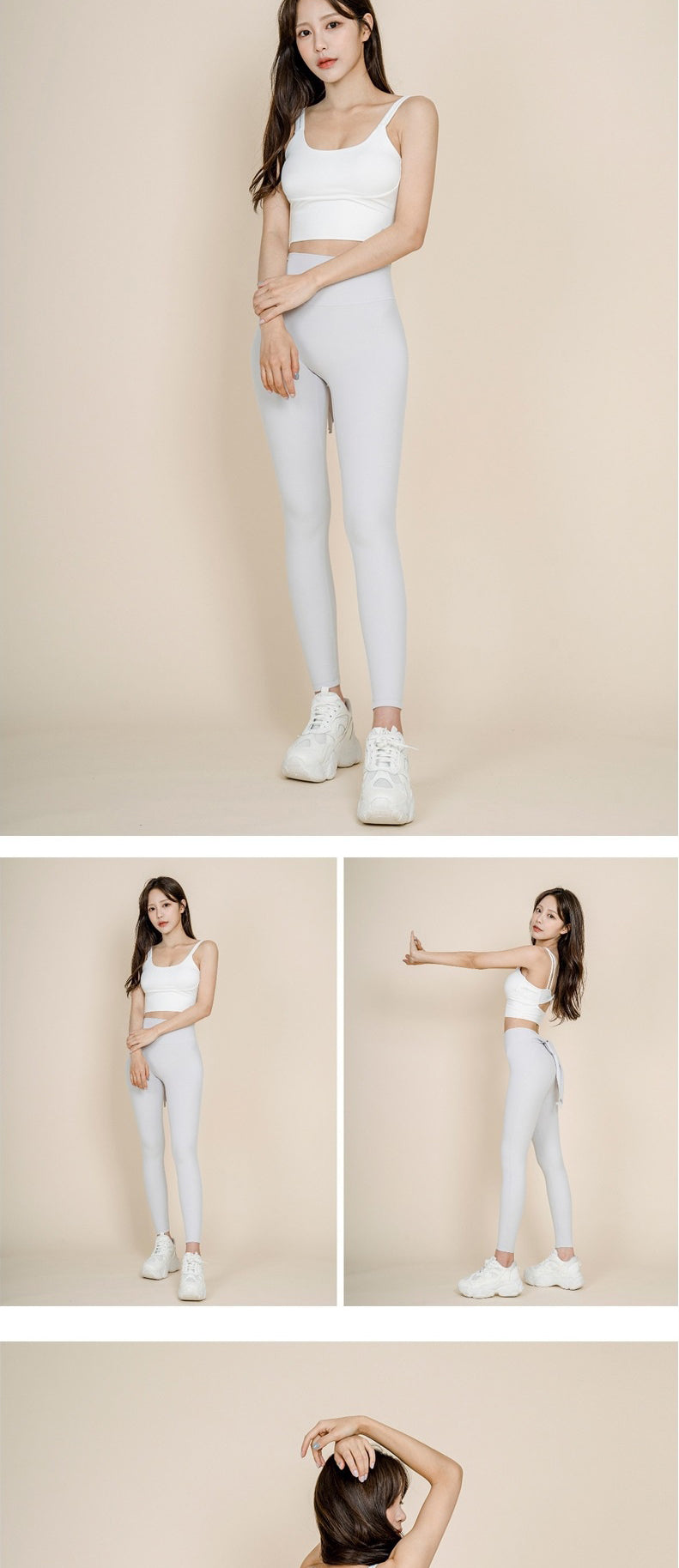 Nude Sports Yoga Wear Trousers Korean Fashion Quick-drying Stretch Fitness Yoga Pants Women