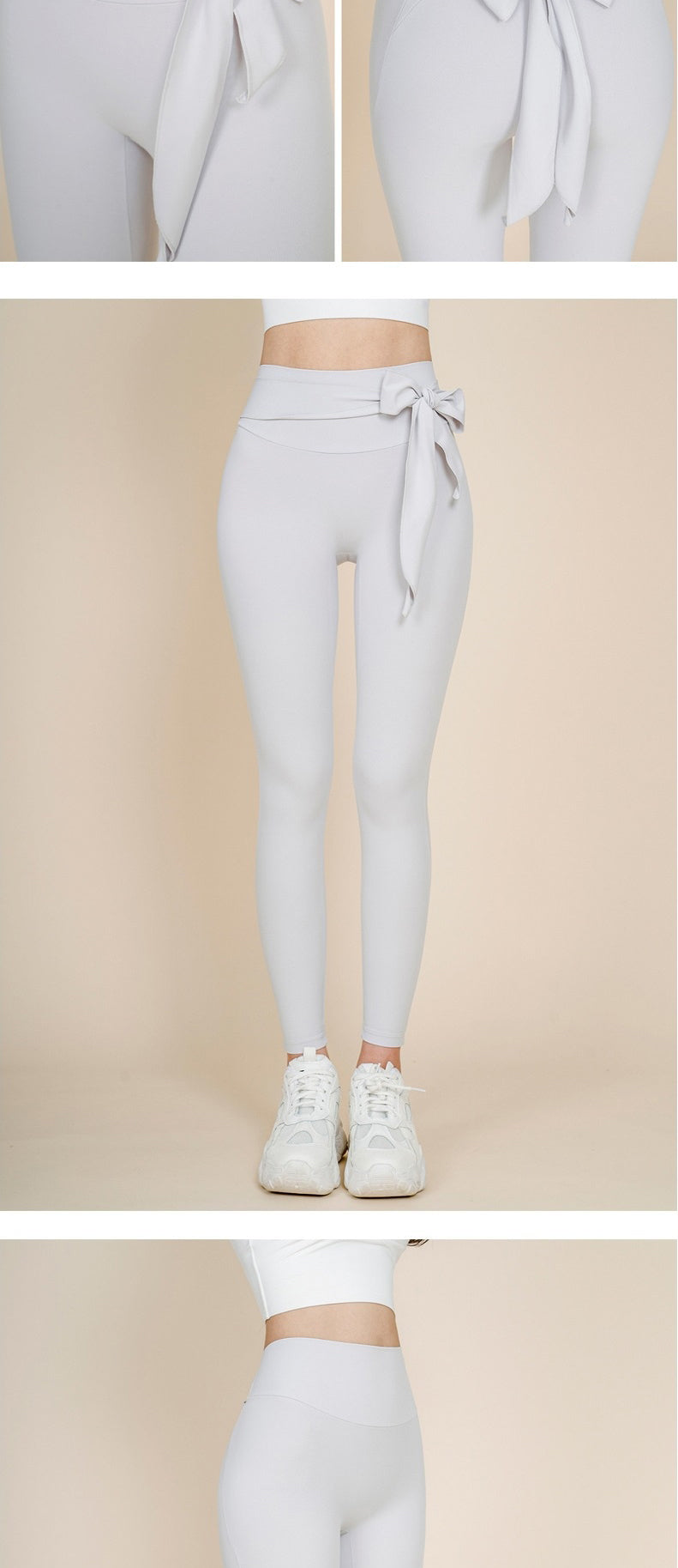 Nude Sports Yoga Wear Trousers Korean Fashion Quick-drying Stretch Fitness Yoga Pants Women