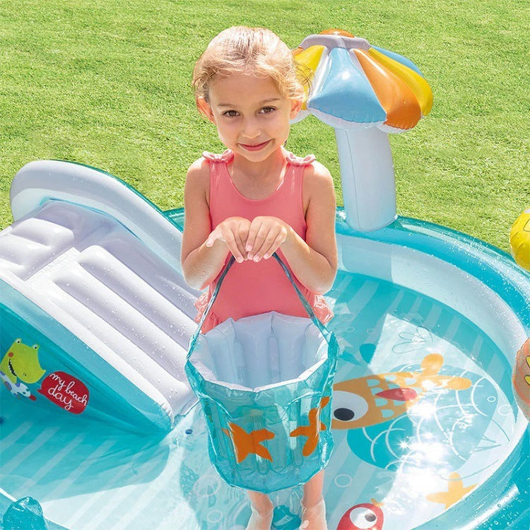 Rutsche Wasserstrahl Park Pool Kinderspielbecken