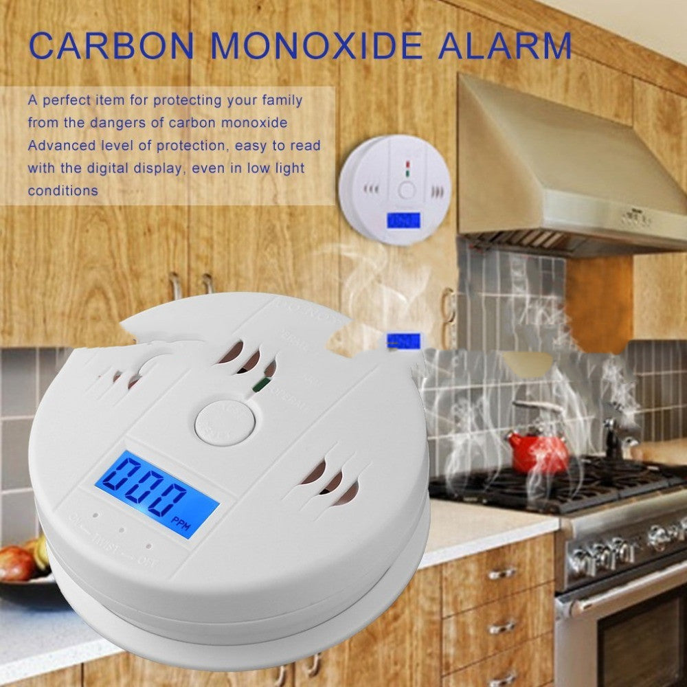 CO Gas Sensor Carbon Monoxide Poisoning Alarm Detector 85dB