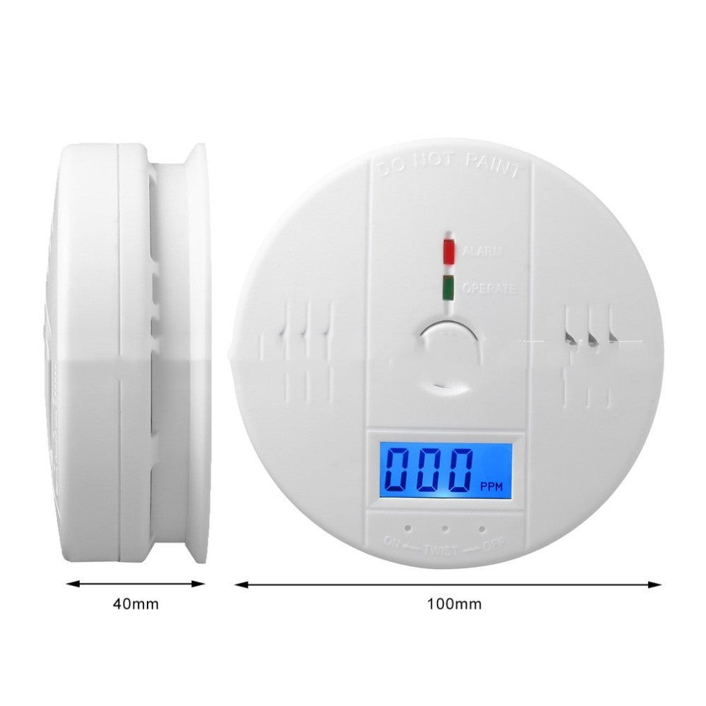 CO Gas Sensor Carbon Monoxide Poisoning Alarm Detector 85dB