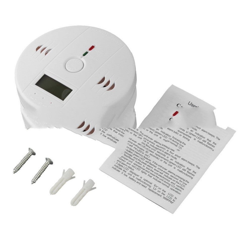 CO Gas Sensor Carbon Monoxide Poisoning Alarm Detector 85dB