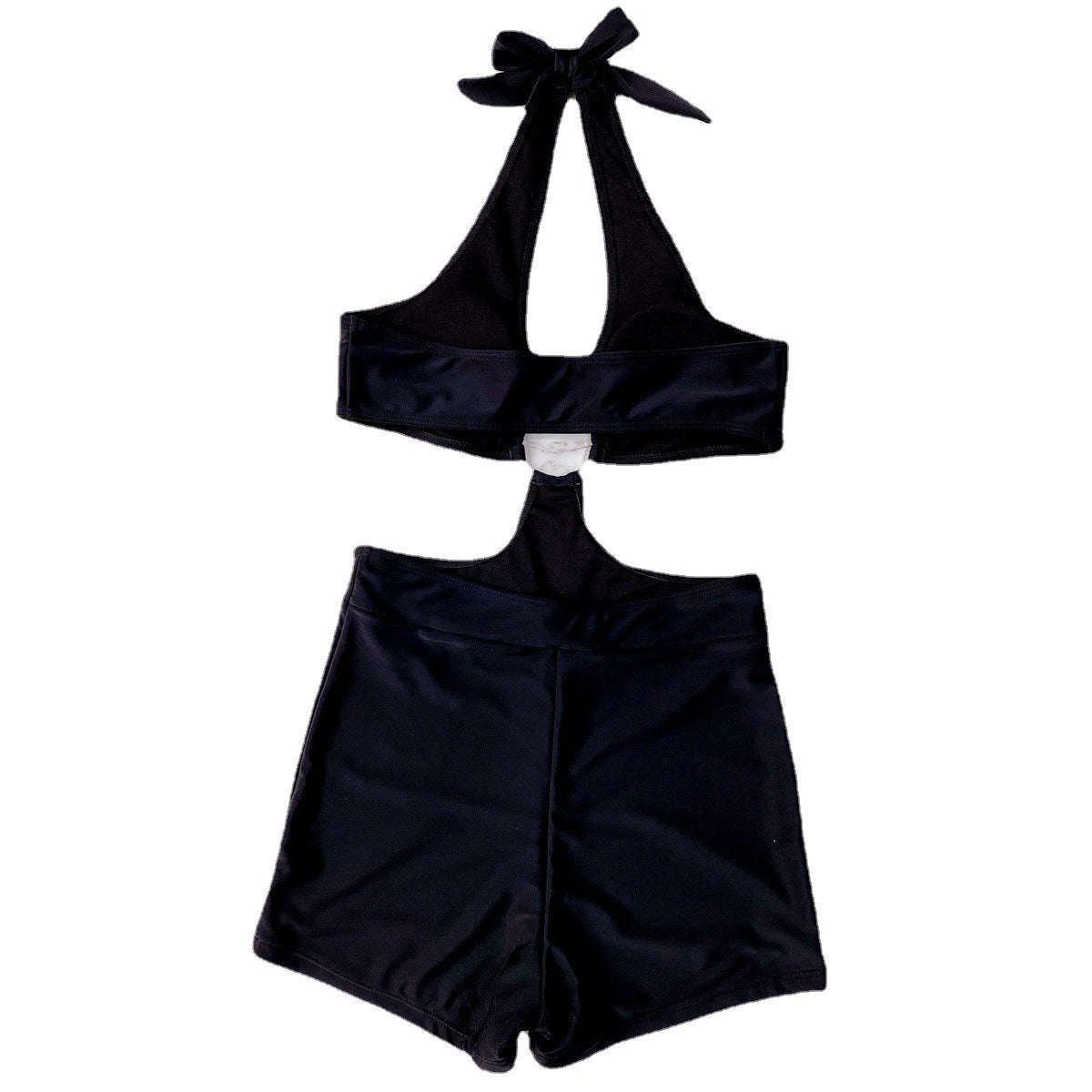 Small Breasts Gathered Three-point One-piece Swimsuit Women