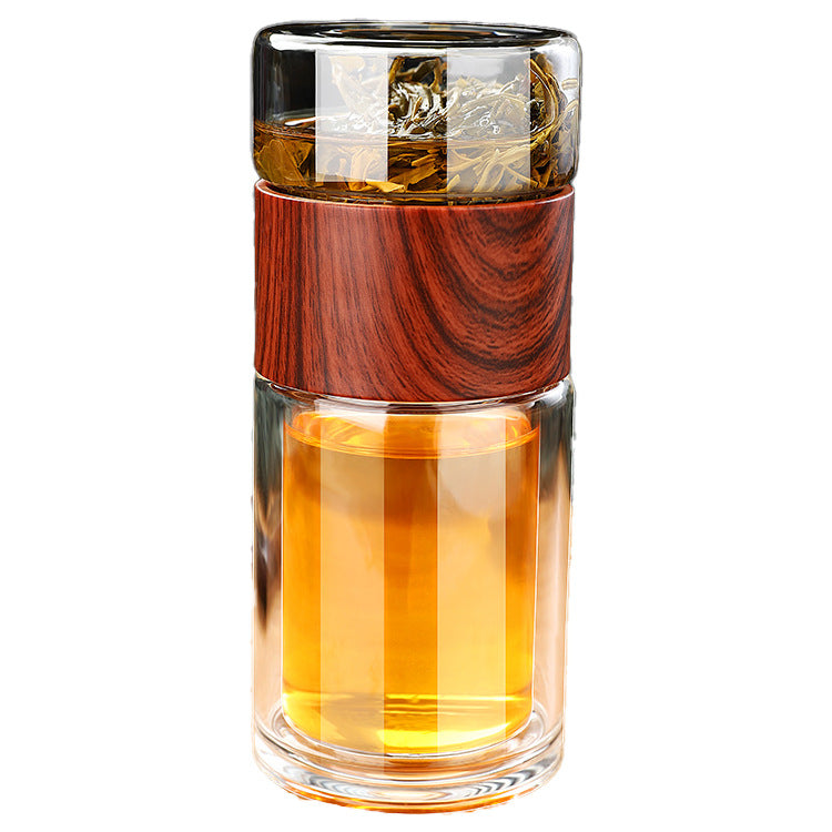 New Tea Separation High Borosilicate Glass Portable Male And Female Tea Maker Creative Filter Tea Cup