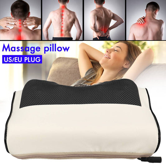 Heated Electric Pillow Relax Shoulder Pillow Massage Pillow Neck Massager Infrared Heating Massage Shoulder Heated Fingertip