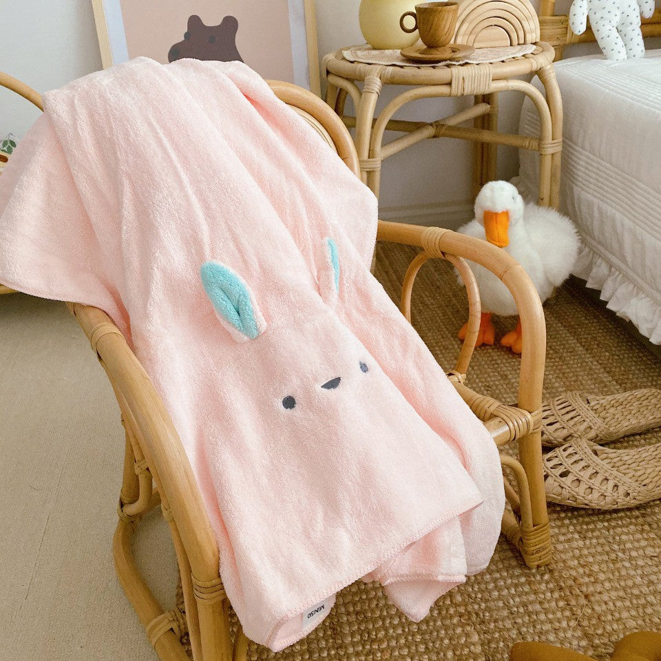 Children'S Cartoon Bath Towel Second Speed Absorbent Bath Towel Microfiber Towel