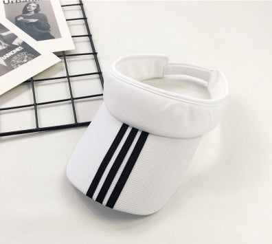 Striped Fashion Women Men Sun Visor Beanie Hats