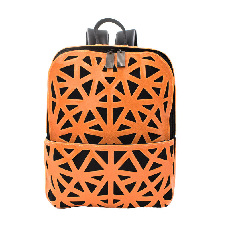 Geometric Diamond Backpack Ladies Hollow Geometric Backpack