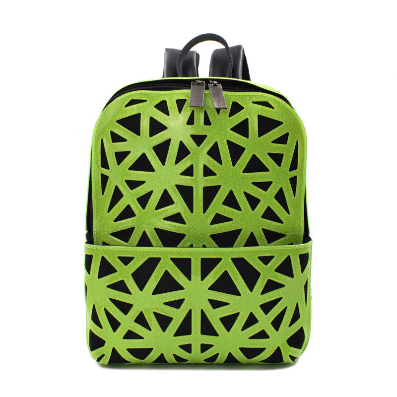 Geometric Diamond Backpack Ladies Hollow Geometric Backpack