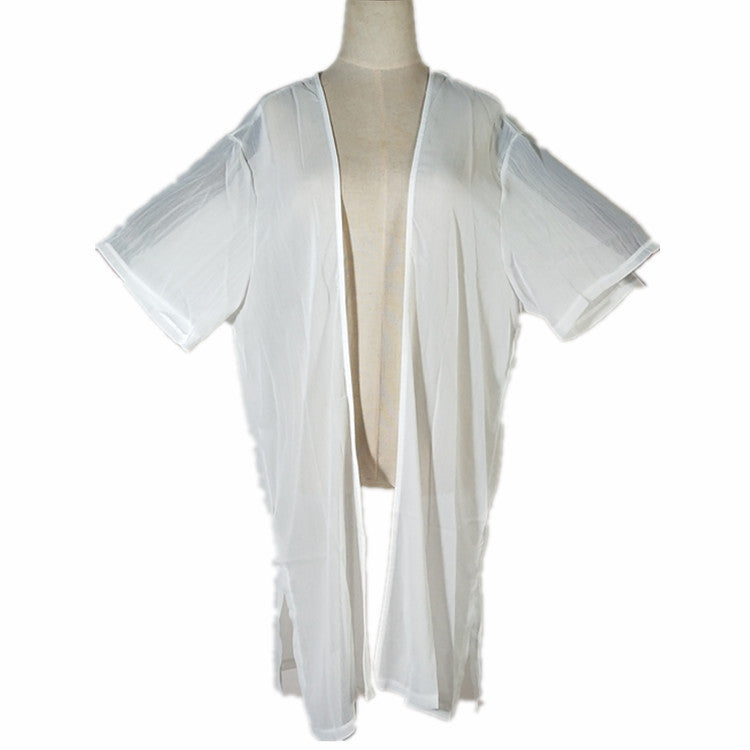 Chiffon Beach Shirt Cardigan Poncho Beach Blouse