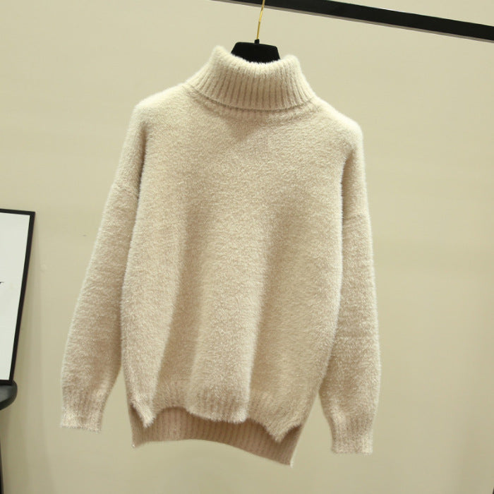 Collar Winter Thick Chenille Sweater