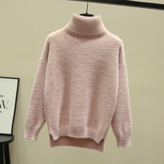 Collar Winter Thick Chenille Sweater