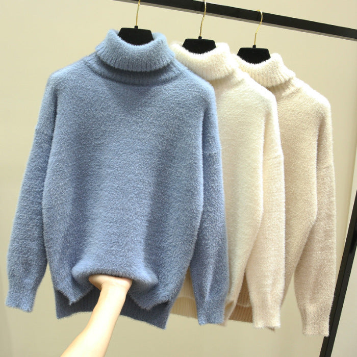 Collar Winter Thick Chenille Sweater