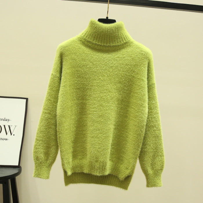 Collar Winter Thick Chenille Sweater