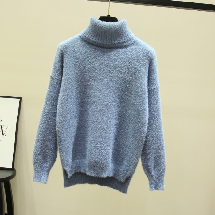 Collar Winter Thick Chenille Sweater