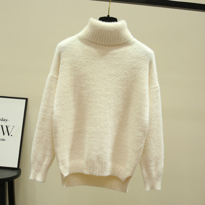 Collar Winter Thick Chenille Sweater