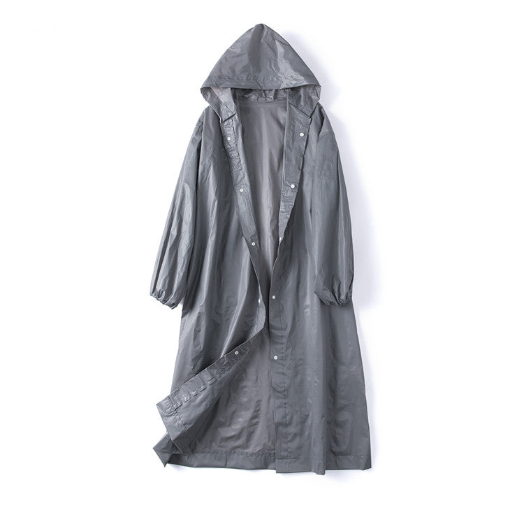 Outdoor-Regenmantel für Liebhaber mit tragbarem Poncho mit Kapuze