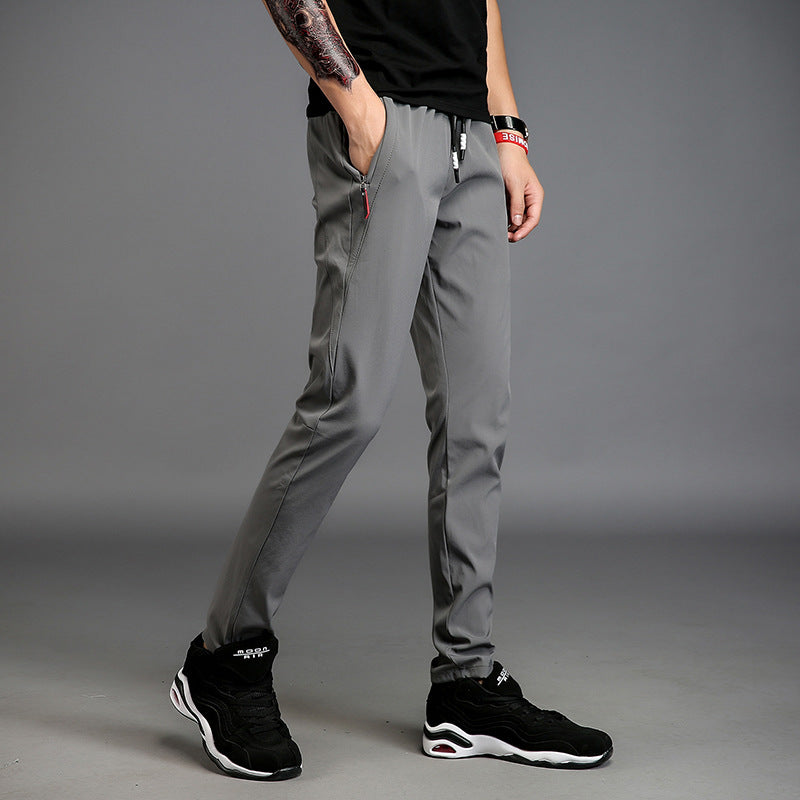 Men's Casual Pants Spring And Summer Slim Straight Trousers