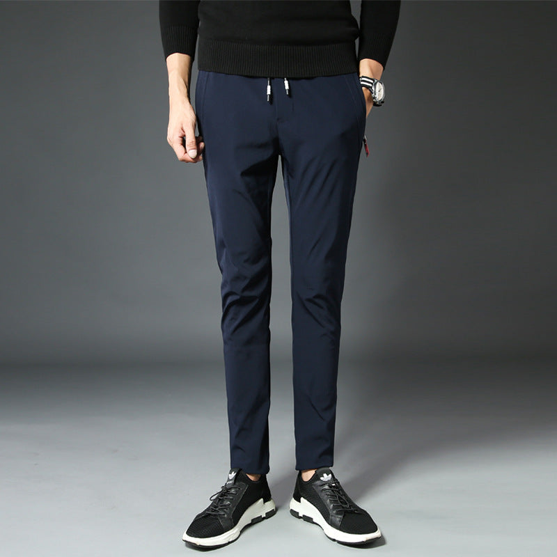 Men's Casual Pants Spring And Summer Slim Straight Trousers