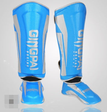 Muay Thai Leggings Sanda Fighting Shin Guards Boxing Thicken Fighting Gear Ankle Taekwondo Leg Guards