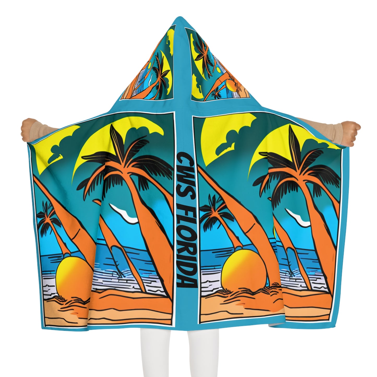 CWS Florida Youth Hooded Towel By Cozy Winter Store (ships within USA only )