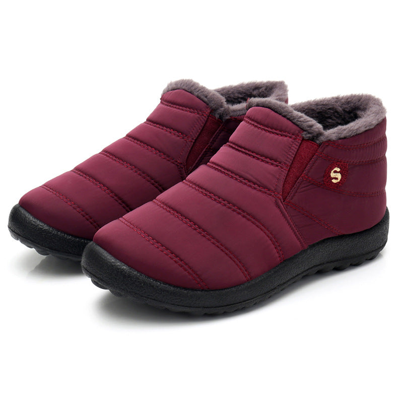 Non-slip thickened warm snow boots