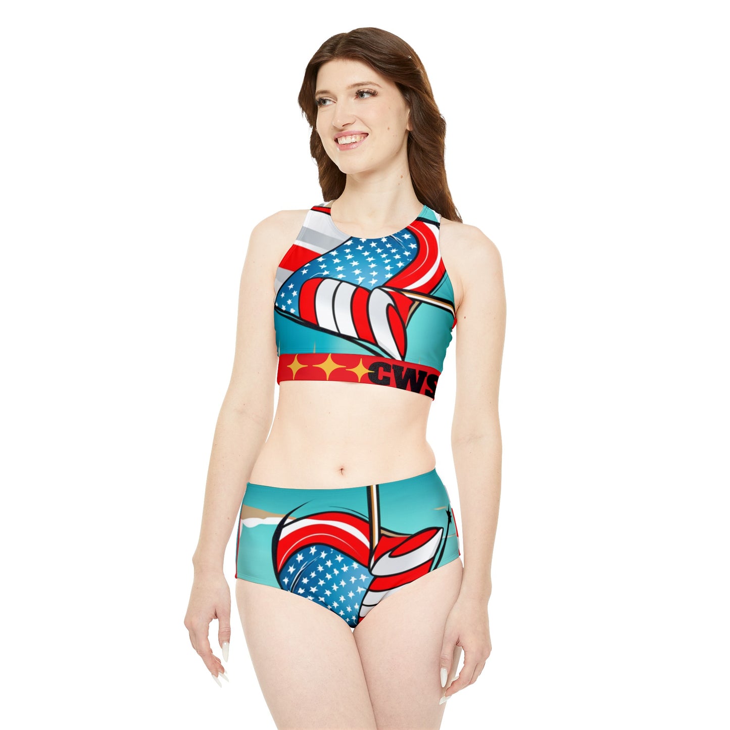 CWS Florida Sporty Bikini Set By Cozy Winter Store (ships within USA only)