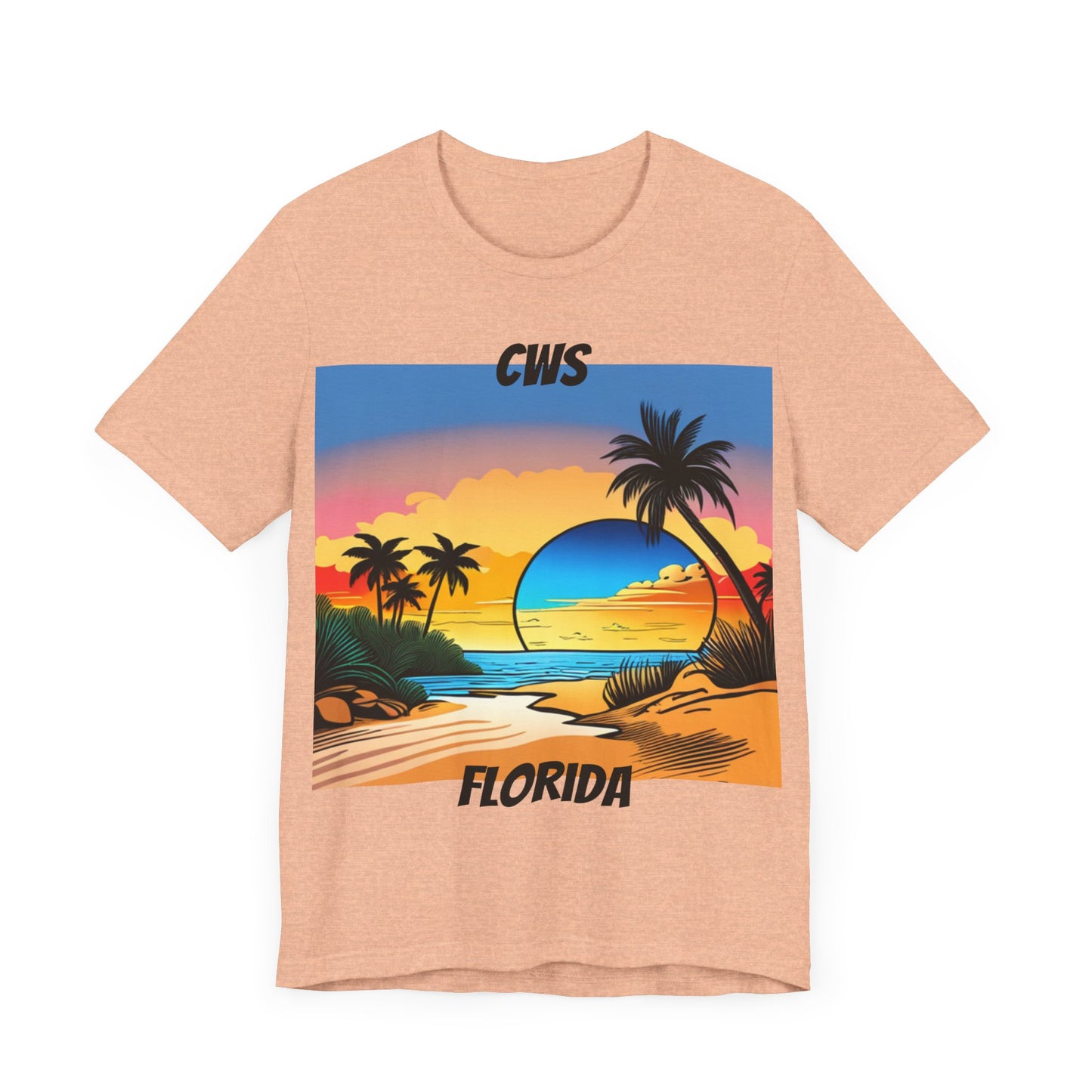 CWS Florida Unisex Jersey Short Sleeve Tee By Cozy Winter Store (ships within USA only)