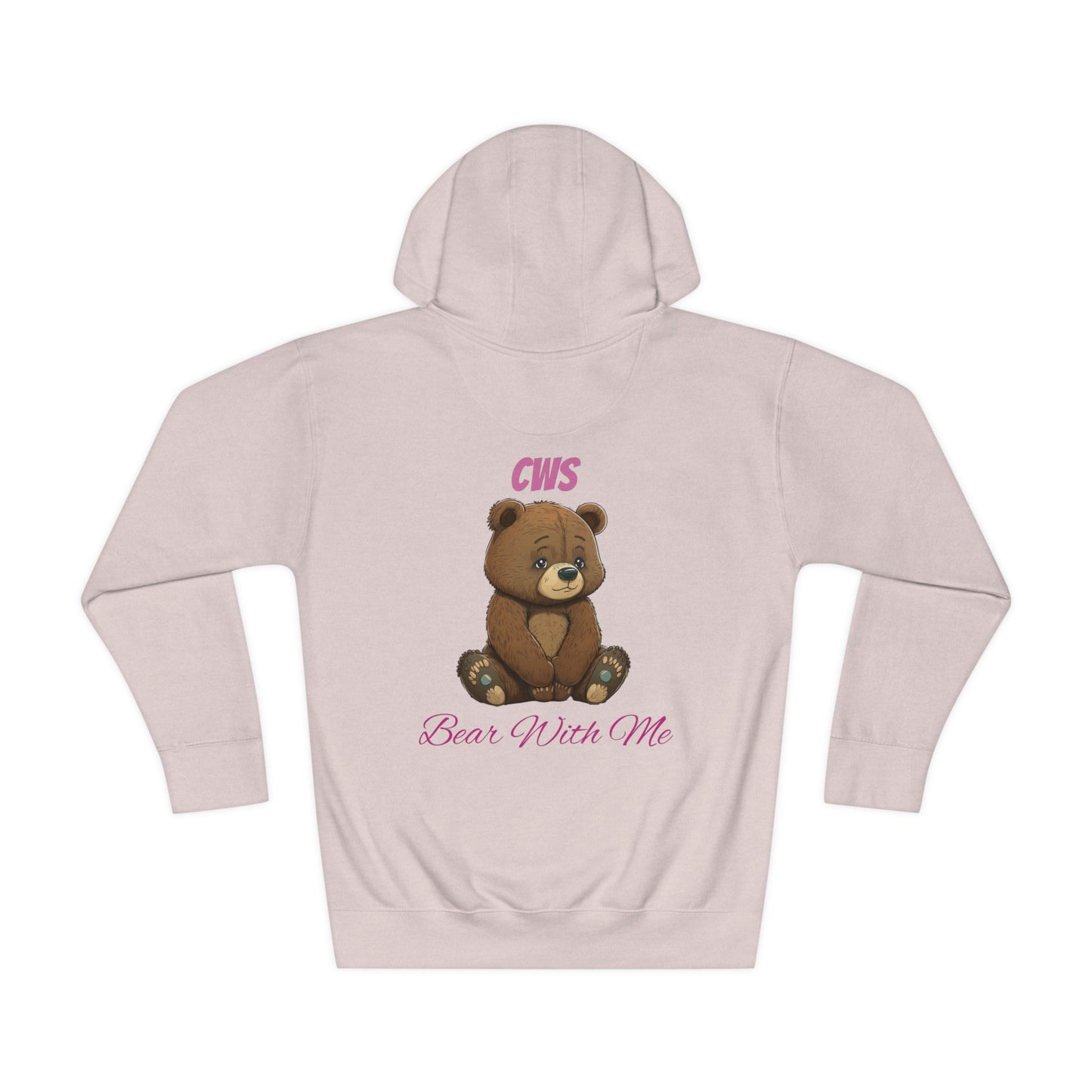 CWS Cozy Bear Unisex Fleece Hoodie By Cozy Winter Store