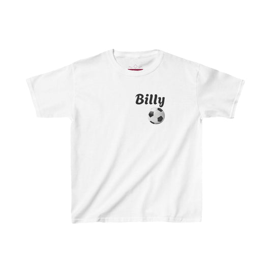 Customer Personalised Design Sara W UK - "Billy" Kids Heavy Cotton™ Tee