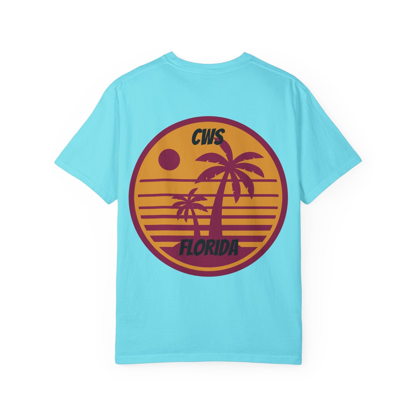 CWS Florida Unisex-T-Shirt im Garment-Dyed-Verfahren von Cozy Winter Store (Versand nur innerhalb der USA)