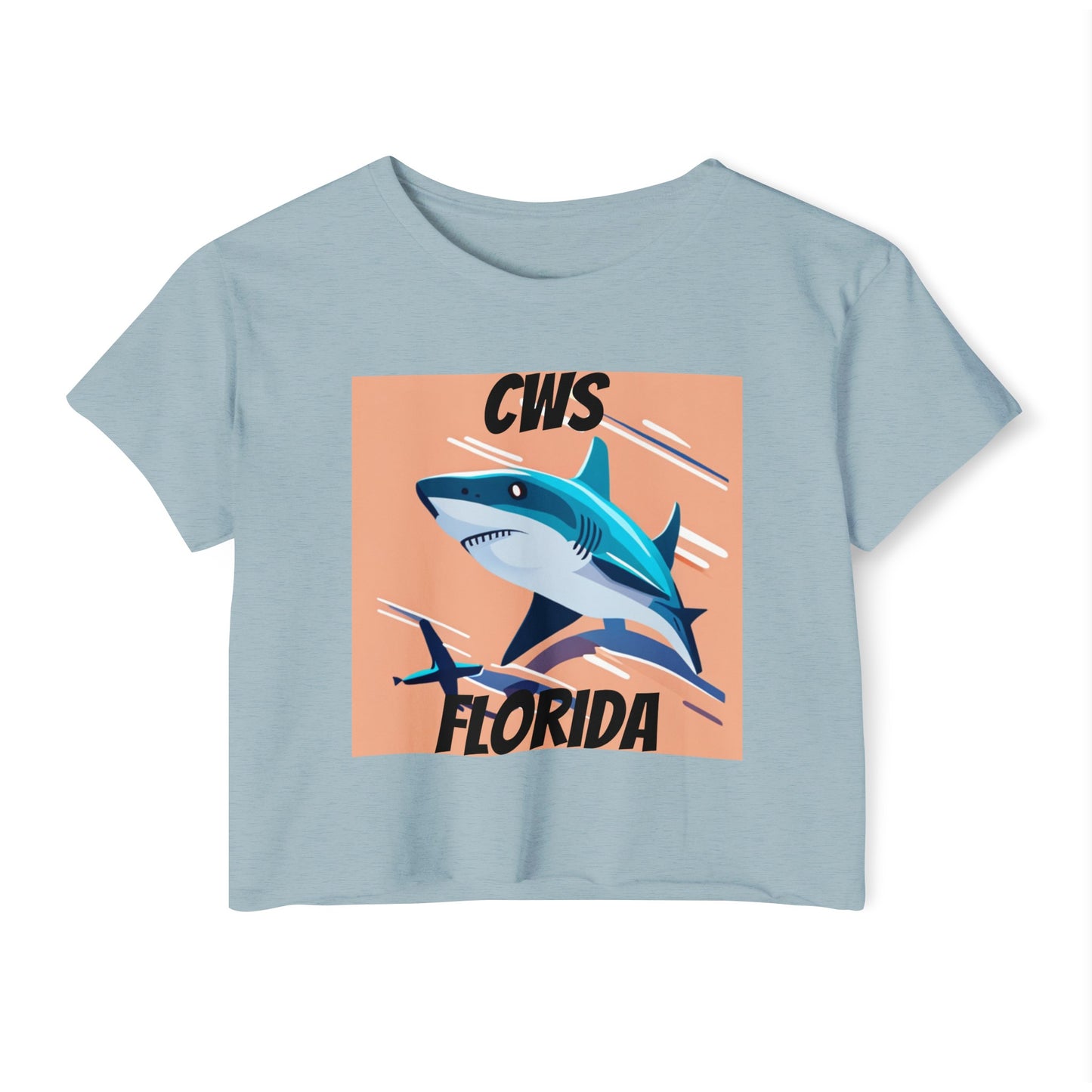 CWS Florida Women's Festival Crop Top By Cozy Winter Store (ships within USA only)