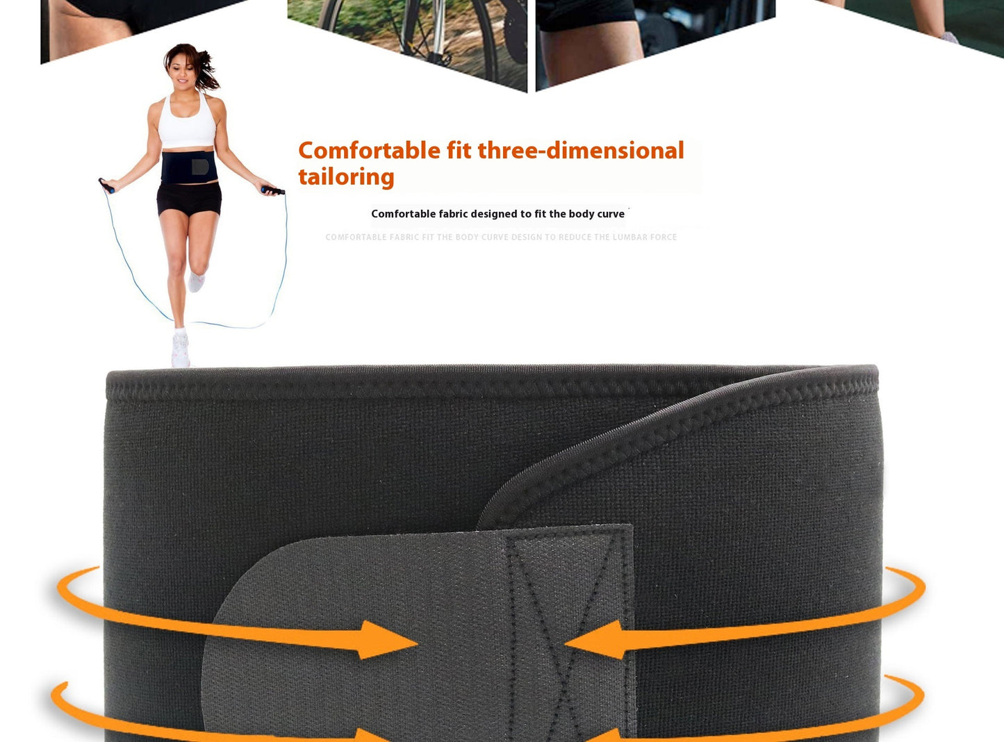 Hot Lumbar Support Belt Fitness Sport Girdle Belt Belt Neoprene Sweat Lumbar Support