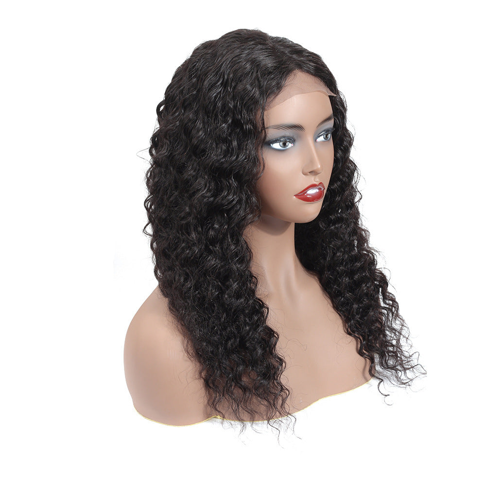 European And American Wig Female Human Hair Wigs Before Lace Real Person