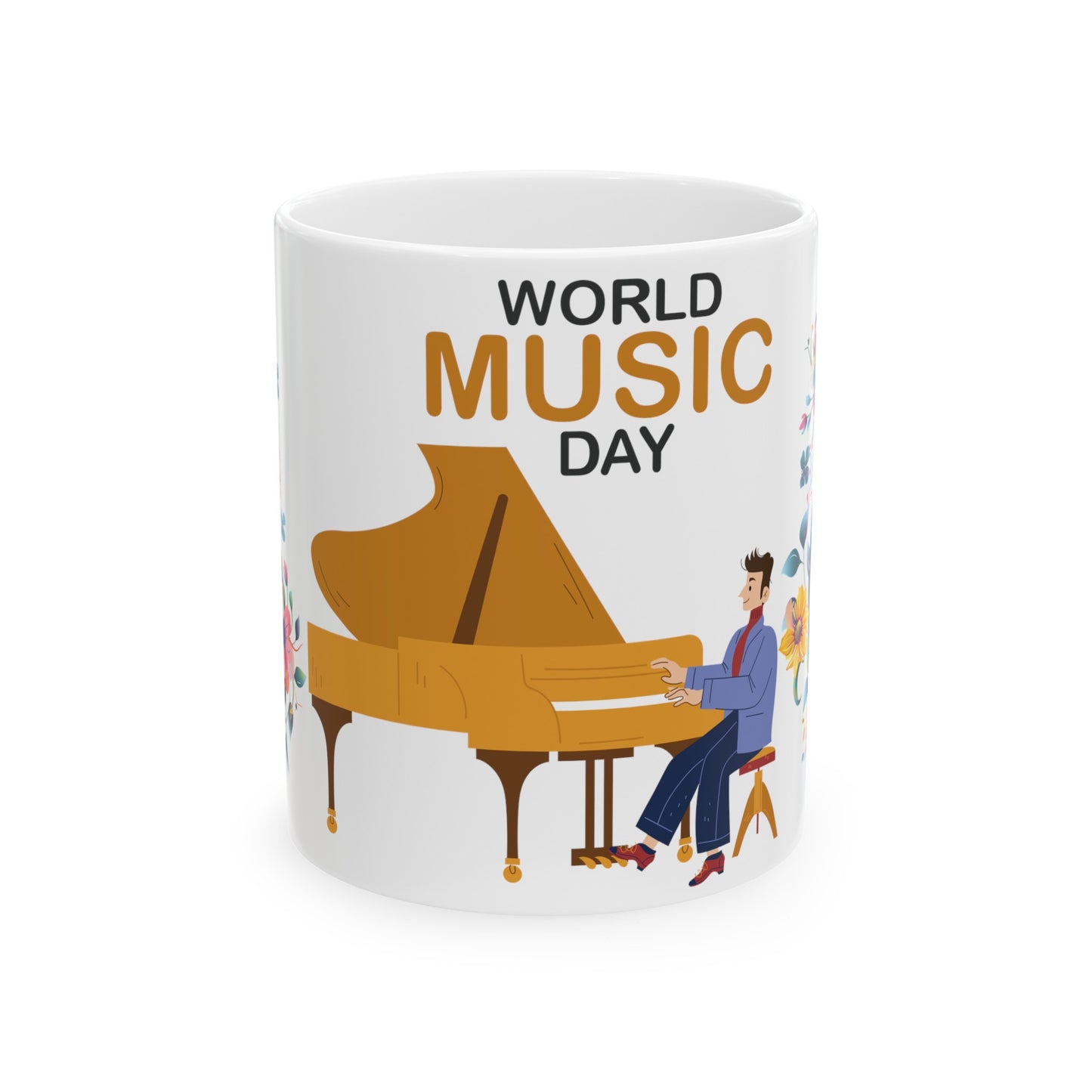 CWS Celebrations - Keramiktasse zum Weltmusiktag (11 oz, 15 oz)