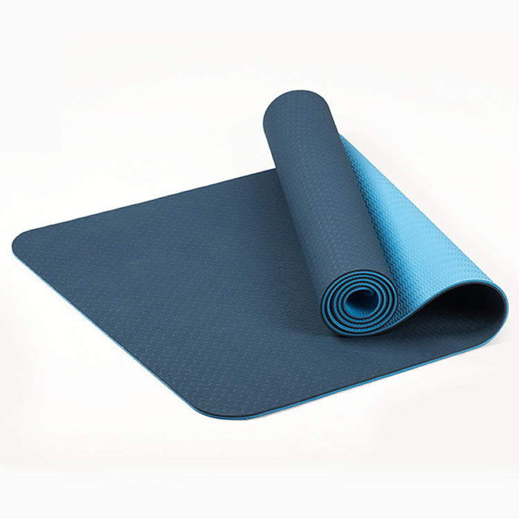 Yoga Mat Thickened 8mm Two-color Lengthened Yoga Mat 18361 Thick 8mm