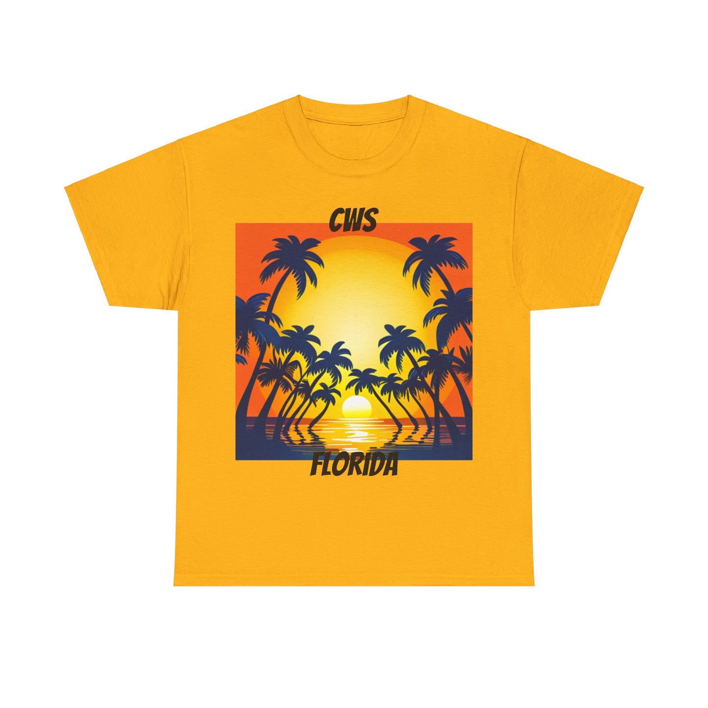 CWS Florida Unisex-T-Shirt aus schwerer Baumwolle von Cozy Winter Store (Versand nur innerhalb der USA)