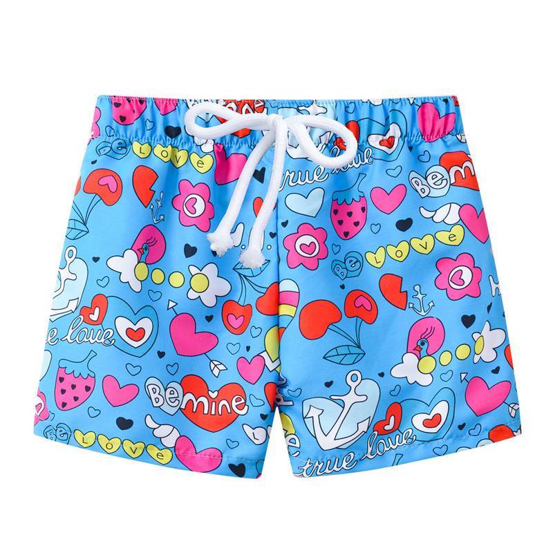 Children's cartoon printed shorts