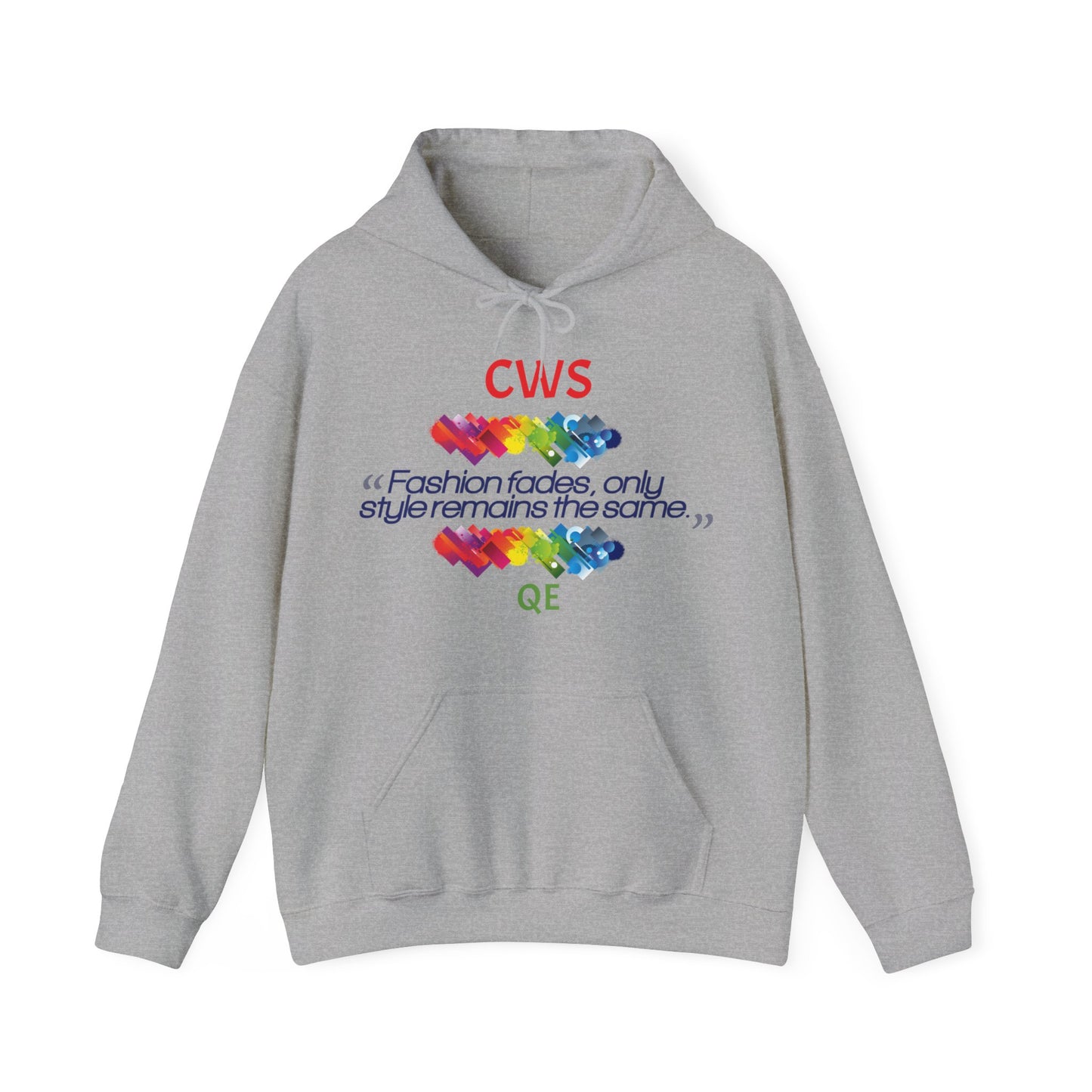 CWS Quotes " Fashion Fades"  Unisex Heavy Blend™ Hooded Sweatshirt By Cozy Winter Store