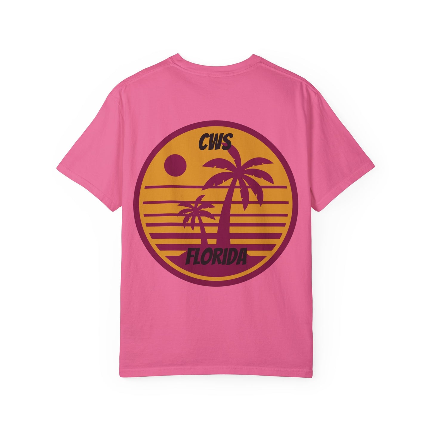 CWS Florida Unisex-T-Shirt im Garment-Dyed-Verfahren von Cozy Winter Store (Versand nur innerhalb der USA)