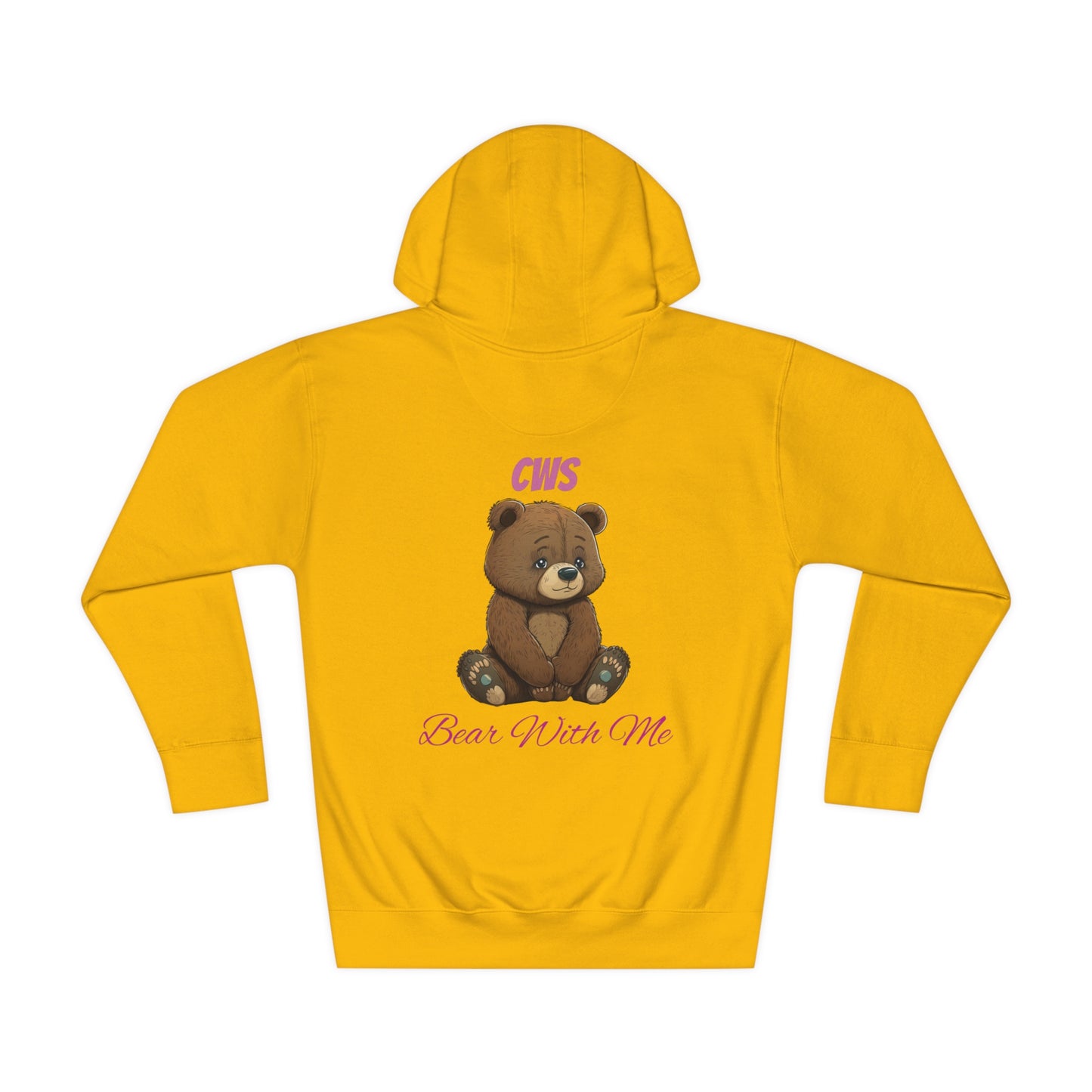 CWS Cozy Bear Unisex Fleece Hoodie By Cozy Winter Store