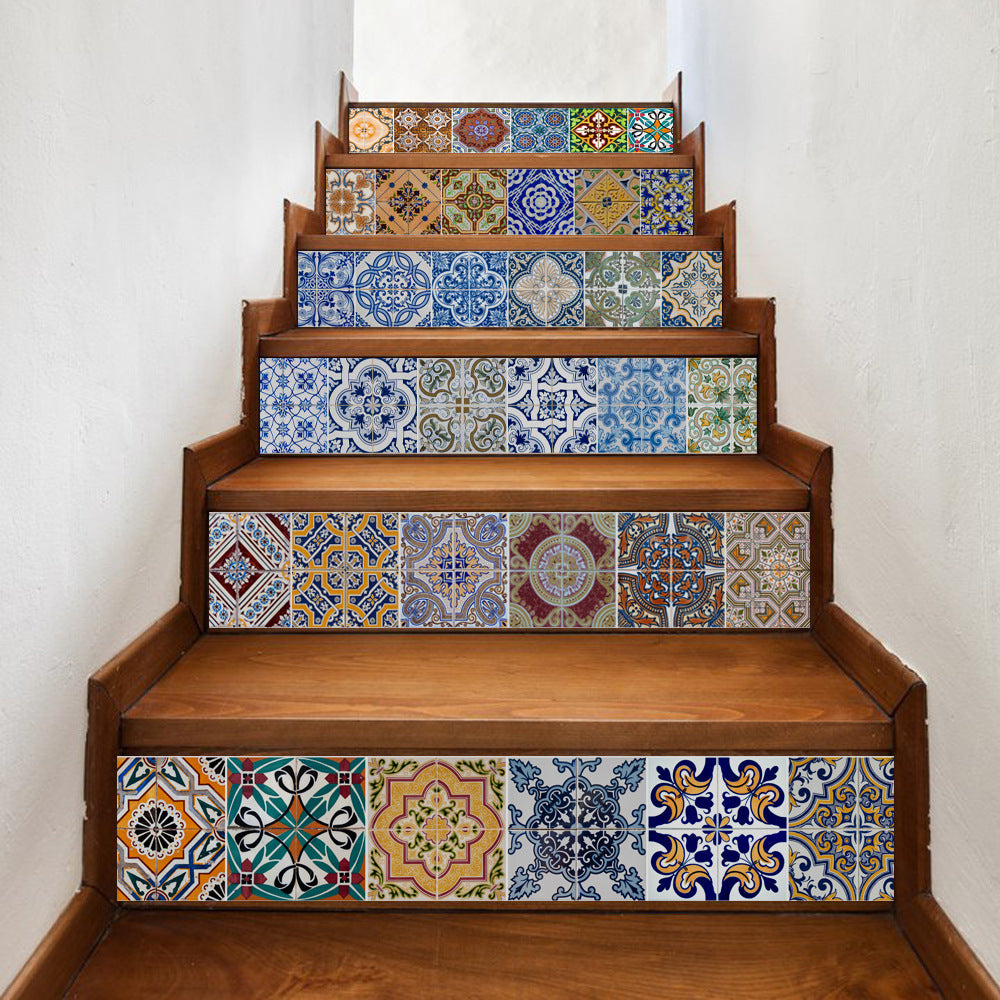 Self-adhesive stairs stickers