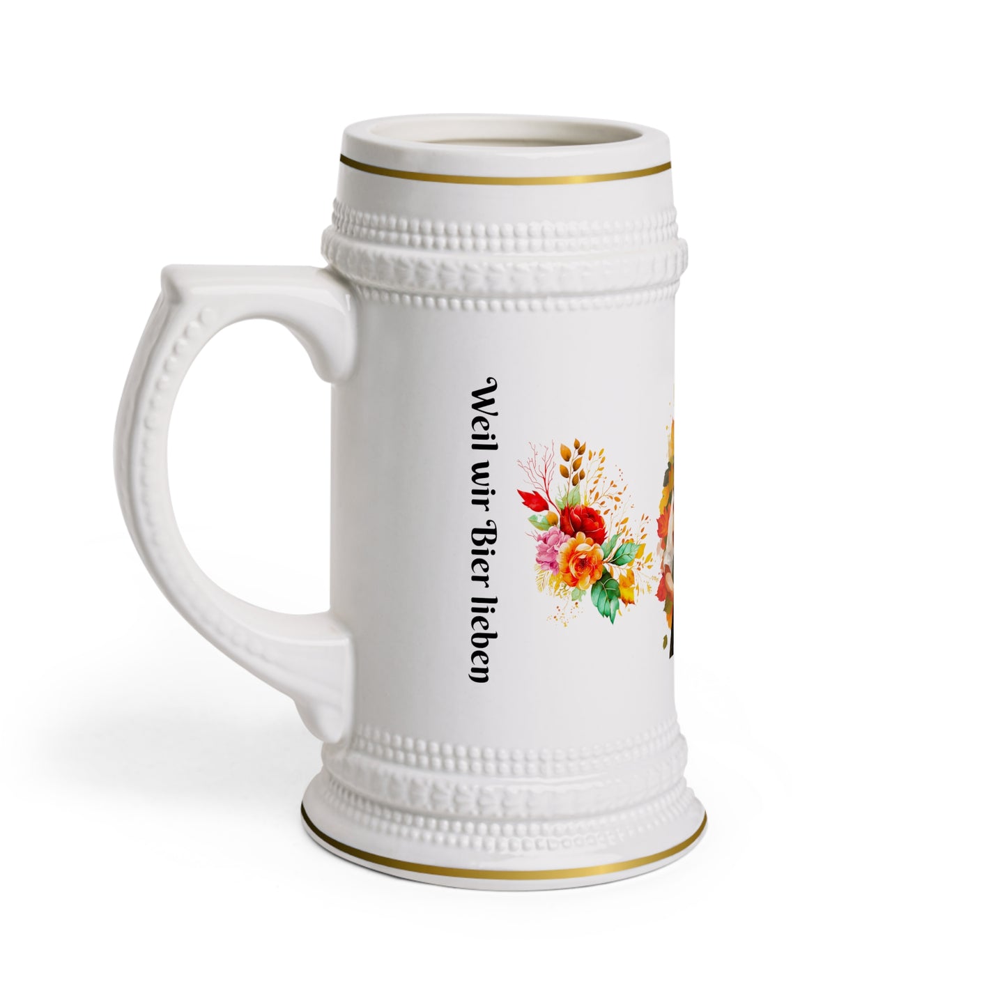 CWS Celebrations Octoberfest Weil wir Bier lieben Beer Stein Mug (ships within USA only)