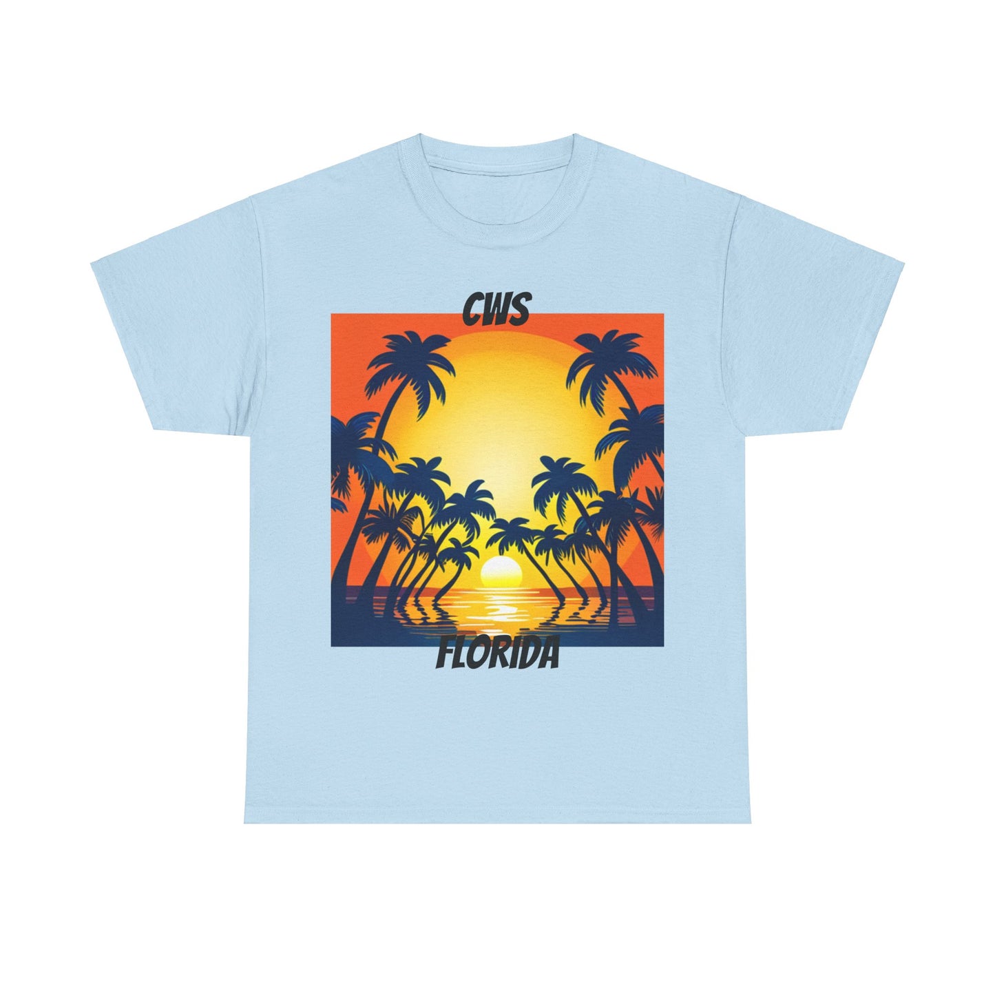 CWS Florida Unisex-T-Shirt aus schwerer Baumwolle von Cozy Winter Store (Versand nur innerhalb der USA)