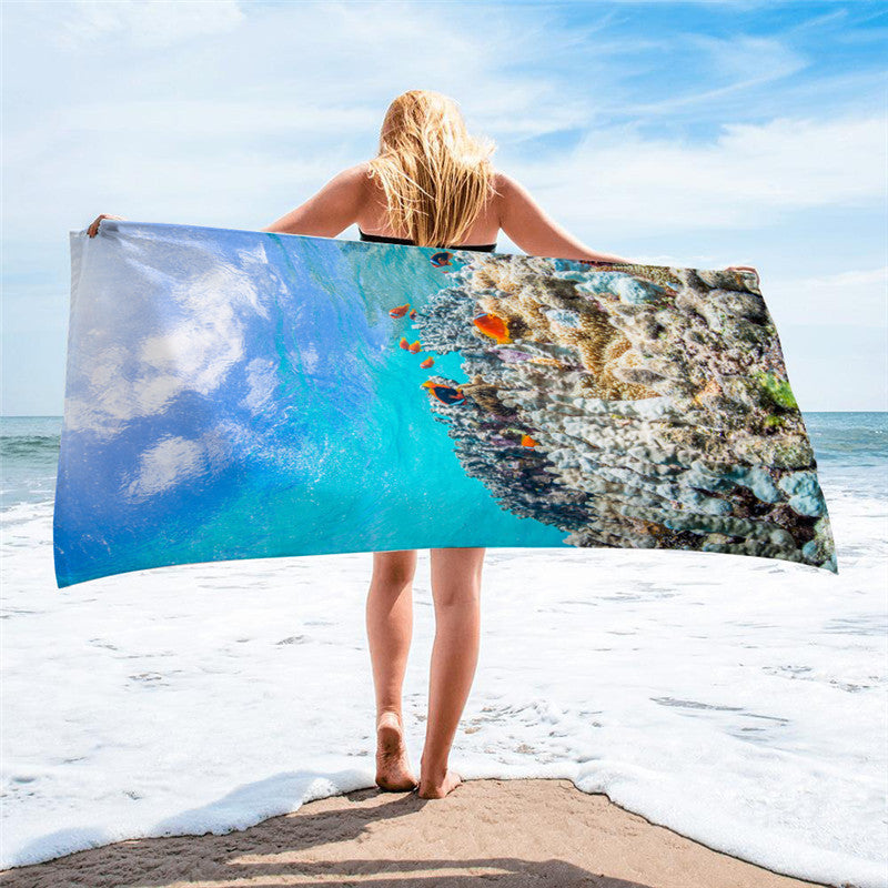 Square beach towel