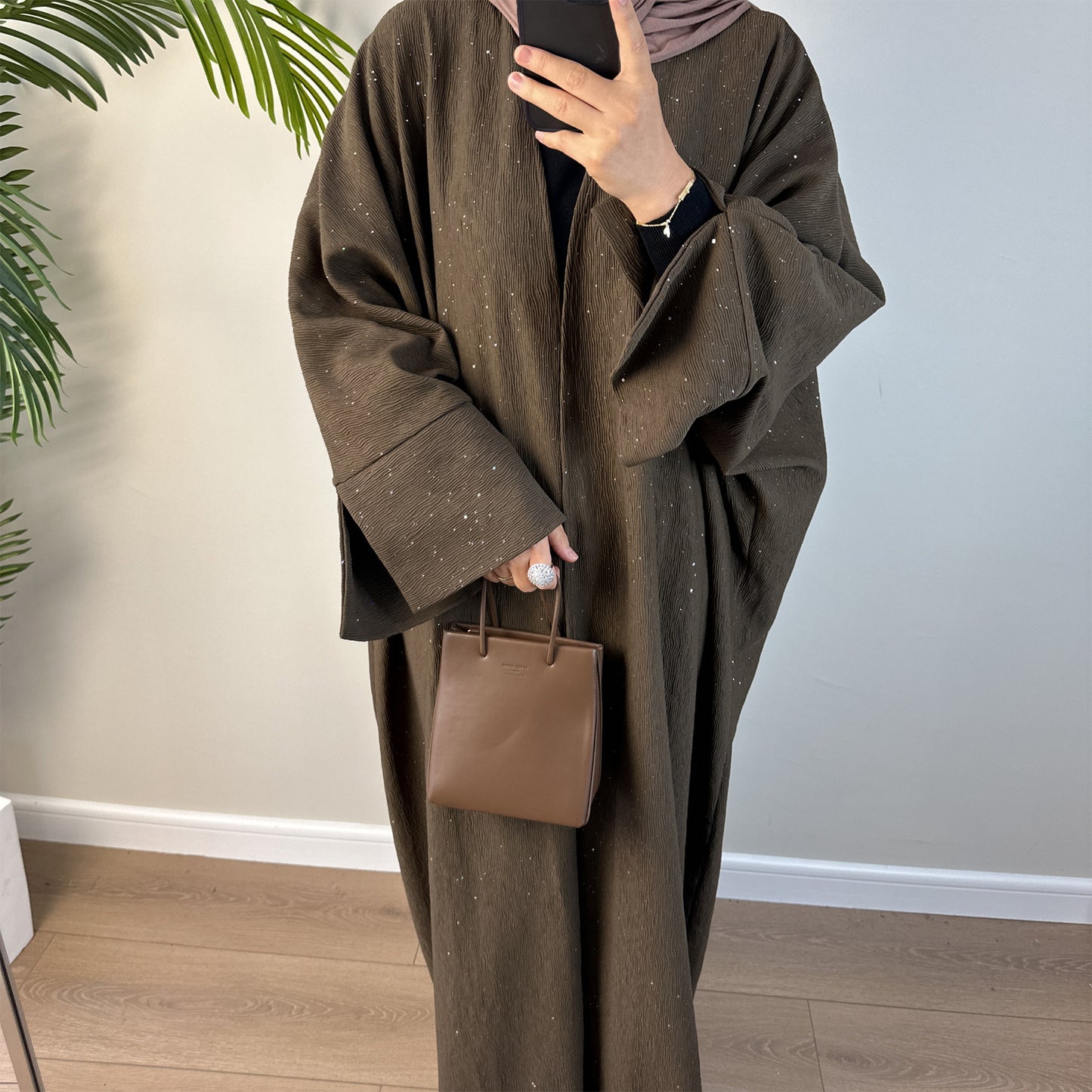 Dubai Naher Osten Türkei Dubai Herbst Und Winter Elegante Verdickung Strickjacke