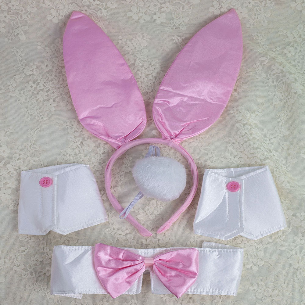 Rabbit Headband Suit Plush Three-piece Set