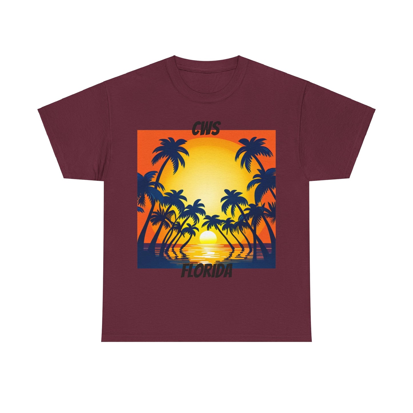 CWS Florida Unisex-T-Shirt aus schwerer Baumwolle von Cozy Winter Store (Versand nur innerhalb der USA)