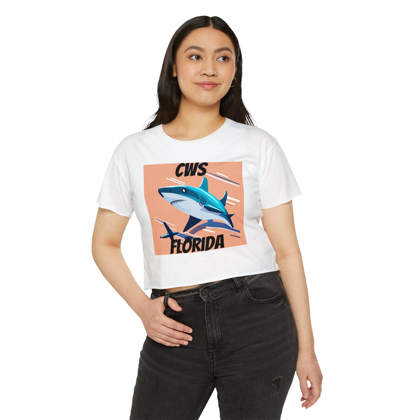 CWS Florida Women's Festival Crop Top By Cozy Winter Store (ships within USA only)